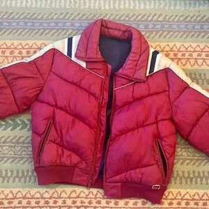 Vintage White Stag Winter Bomber Ski Jacket Puffer